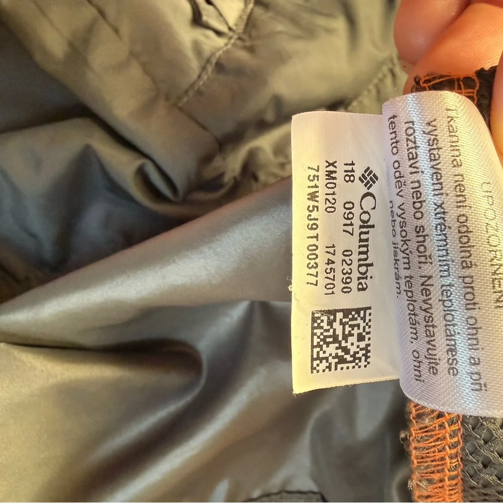 Columbia Women's Center Ridge Windbreaker Jacket Coral/Gray‎ Sz Small